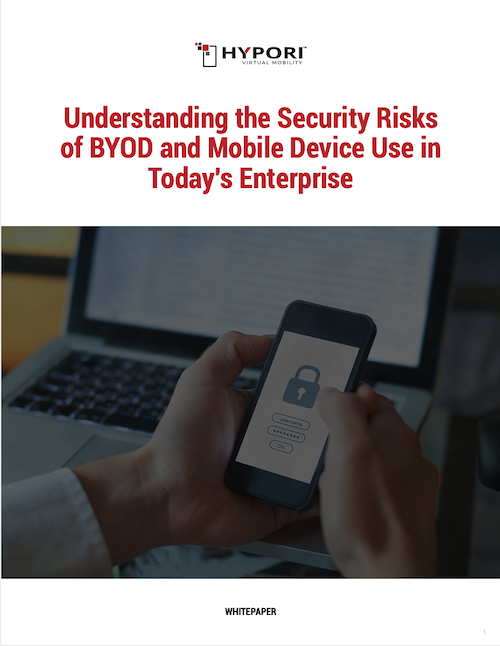 Cover of BYOD security risks whitepaper